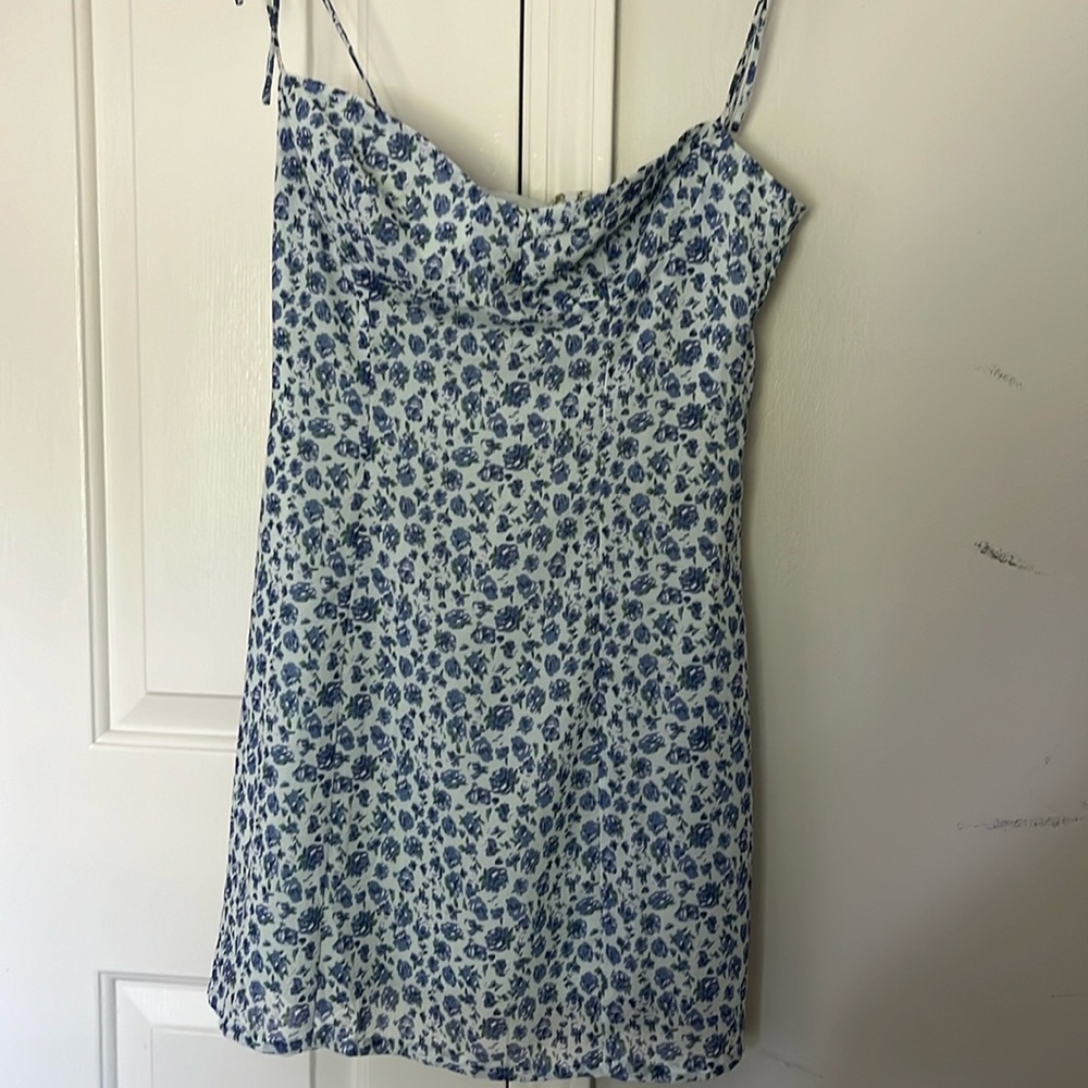 Mini blue sundress